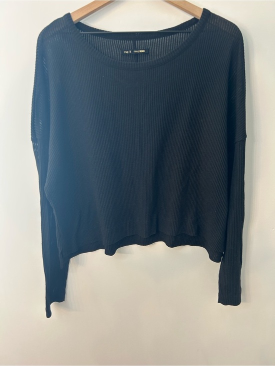 rag & bone Sweaters - Rag & Bone/JEAN Women’s Black Ribbed Sweater, Size Large